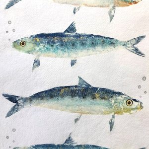 A2, A3, A4 (single poster) “Sardine Serenade 4”