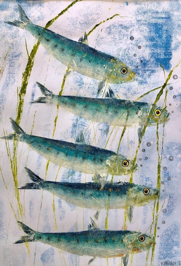 A2, A3, A4 (single poster) “Sardine Serenade 2”