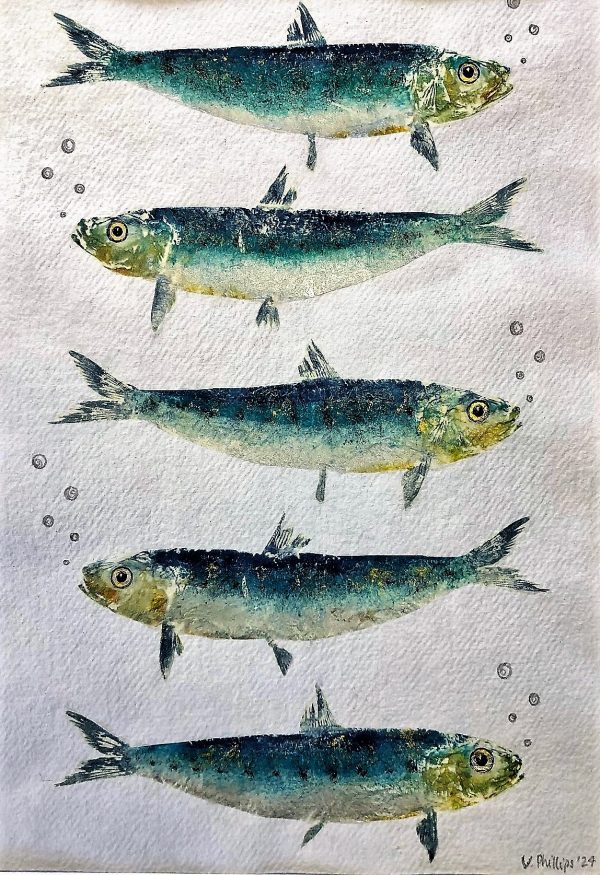 A2, A3, A4 (single poster) “Sardine Serenade 5”