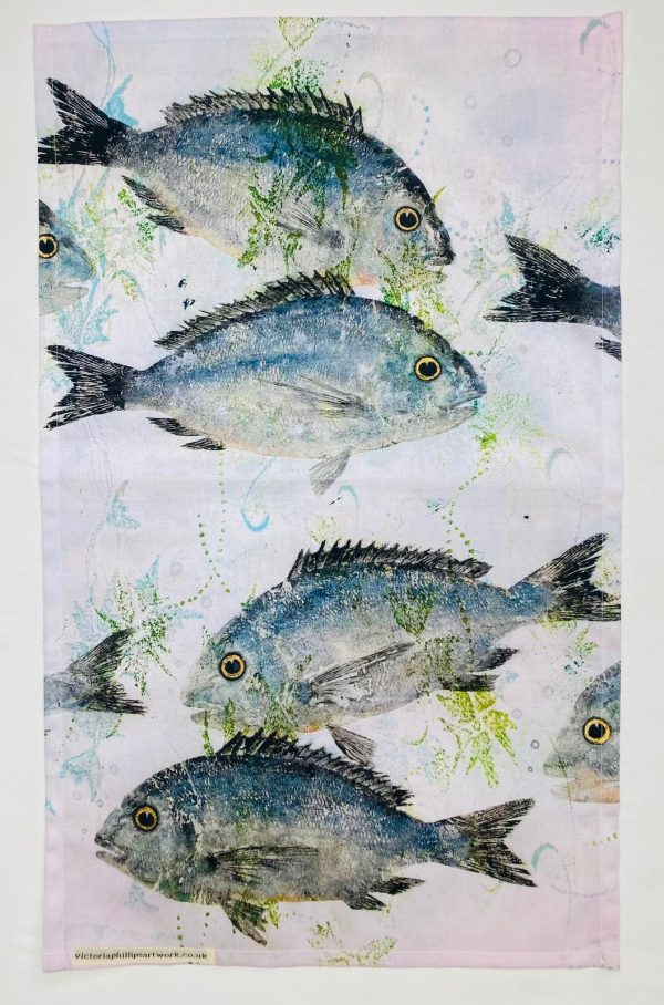 Bream tea towel