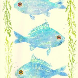 A2, A3, A4 (single print) "Out of the Blue"